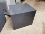 Wave Office Desk Right Hand with 2 Drawer Metal Mobile Pedestal - 160cm - Image 18