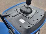 RIM Conference Chairs Blue Fabric Black Mesh Swivel Base on Castors - Set of 10 - Image 31