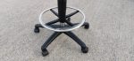Used Draughtsman Ergonomic Chair High Back With Foot Ring and Castors - Blue - Image 16