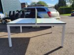 2 Person Bench Desk Double Workstation Cable Tray Screen Dismantled - 140cm - Image 30