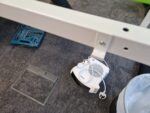 2 Person Bench Desk Double Workstation Cable Tray Screen Dismantled - 140cm - Image 35