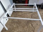 2 Person Bench Desk Double Workstation Cable Tray Screen Dismantled - 140cm - Image 41