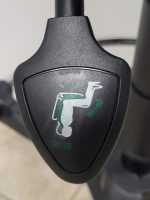 Used Draughtsman Ergonomic Chair High Back w/ Castors and Foot Ring - Blue - Image 7