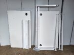 2 Person Bench Desk Double Workstation Cable Tray Screen Dismantled - 140cm - Image 42
