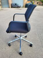 Orangebox Workday Chair Black Mesh Swivel Chrome Base Armchair Set of 14 Chairs - Image 22