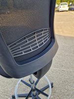 Draughtsman Chair Height Adjustable Office High Stool on Castors and Foot Ring - Image 5