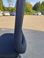 Draughtsman Chair Height Adjustable Office High Stool on Castors and Foot Ring - Image 6