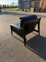 Case Stanley Armchair by Matthew Hilton - Reception Office Black Leather Chair - Image 24