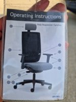 Draughtsman Chair Height Adjustable Office High Stool on Castors and Foot Ring - Image 13