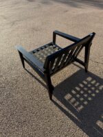 Case Stanley Armchair by Matthew Hilton - Reception Office Black Leather Chair - Image 34