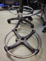 Used Draughtsman Chair High Back Ergonomic Foot Ring With Adjustable Height - Image 7