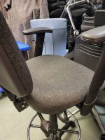 Used Draughtsman Chair High Back Ergonomic Foot Ring With Adjustable Height - Image 11