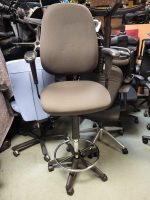 Draughtsman Office Chair High Back Ergonomic With Adjustable Height - Black
