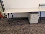 Office Desk With Free Mobile Drawer Cabinet - 180cm Cable Management Workstation - Image 28