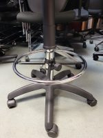 Draughtsman Office Chair High Back Ergonomic With Adjustable Height - Black - Image 12