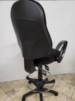 Draughtsman Chair High Back Ergonomic w/ Adjustable Height and Foot Ring - Used - Image 3