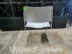 Howe White Plastic Chair 40/4 Modern Design for Home or Office - UK Delivery - Image 15