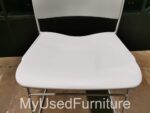 Howe White Plastic Chair 40/4 Modern Design for Home or Office - UK Delivery - Image 18
