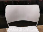 Howe White Plastic Chair 40/4 Modern Design for Home or Office - UK Delivery - Image 19