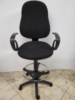 Draughtsman Chair High Back Ergonomic w/ Adjustable Height and Foot Ring - Used - Image 12