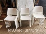 Nuke Indoor/Outdoor Polypropylene Stacking Chair - Set of 20 Stackable Chairs