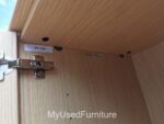 Lockable Cabinet Tall Storage Office Cupboard Beech - 4 Adjustable Shelves - Image 37