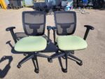 Task Ergonomic Office Chair Synchro Tilt Adjustable Arms Lumbar Support - Green - Image 17