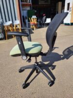 Task Ergonomic Office Chair Synchro Tilt Adjustable Arms Lumbar Support - Green - Image 22