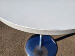 Used Senator Circular Table White Top Chrome Frame Modern Office / Reception - Image 14