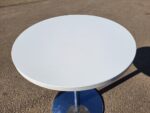 Used Senator Circular Table White Top Chrome Frame Modern Office / Reception - Image 17