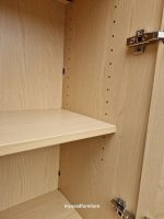 Storage Wooden Cupboard Lockable Office Storage w/ Adjustable Shelves - Image 6