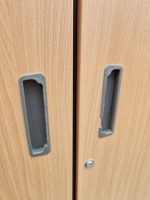 Used Tall Storage Cupboard Lockable Office Cupboard Adjustable Shelves - Image 3