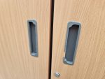 Used Tall Storage Cupboard Lockable Office Cupboard Adjustable Shelves - Image 4
