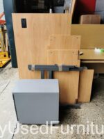 Used L Shape Office Desk Corner Workstation with Lockable Pedestal Drawers - Image 42