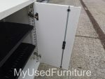 White Storage Office Cupboard Lockable Office Cupboard Adjustable Shelves - Image 12