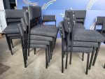 Used Padded Stacking Visitor Chair – Stackable Meeting/Conference Guest Chair 🚚