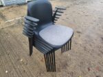 HOWE SixE Stackable Chairs With Arms  - Mixed Colours Set of 6 Ergonomic Seats - Image 21