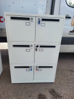 White Locker Cabinet Steel Lockable Staff/Gym Office Storage Safety Comparment - Image 2