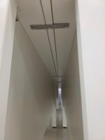 White Office Desks Back-to-Back with Red Screens & Free Pedestals - Set of 6 - Image 5