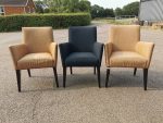 Morgan Reception Armchair Modern Set of 3 Visitor / Living Room Chairs