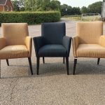 Morgan Reception Armchair Modern Set of 3 Visitor / Living Room Chairs