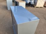 Grey Storage Tambour Cupboard – Medium Size Lockable Office Cabinet with Shelves - Image 7