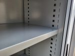 Storage Tambour Cupboard – Medium Size Lockable Office Cabinet with Shelves - Image 9