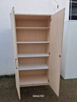 Wooden 2 Doors Office Storage Cupboard Lockable Cabinet Adjustable Shelves - Image 3