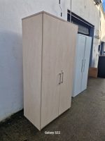 Wooden 2 Doors Office Storage Cupboard Lockable Cabinet Adjustable Shelves - Image 12