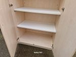Wooden 2 Doors Office Storage Cupboard Lockable Cabinet Adjustable Shelves - Image 17