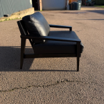 Case Stanley Armchair by Matthew Hilton - Reception Office Black Leather Chair