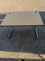 Office Desk Wooden Top with Modesty Panel and Cable Ports - 120cm Workstation - Image 5