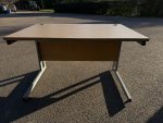 Office Desk Wooden Top with Modesty Panel and Cable Ports - 120cm Workstation - Image 15