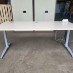 Electric Sit-Stand Desk, Height Adjustable + FREE Mobile Lockable Pedestal